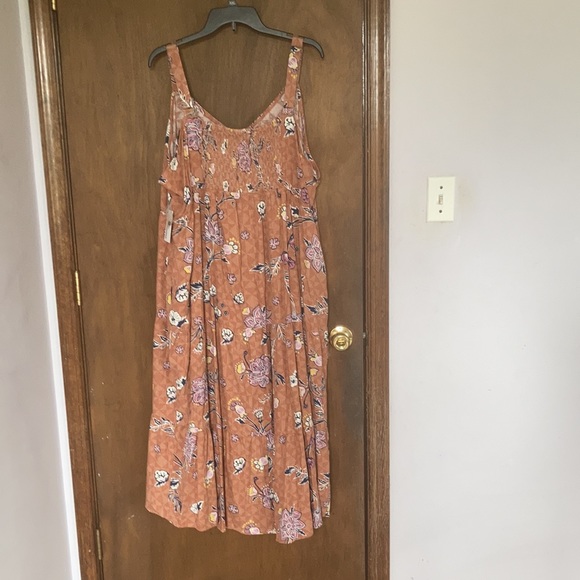 Relisted Sonoma sleeveless floral print dress with pockets 3X or 4X - Picture 10 of 17